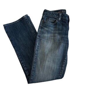 Eddie Bauer Women' Size 4 Regular Waist 30" Denim Curvy Bootcut Jean Pants